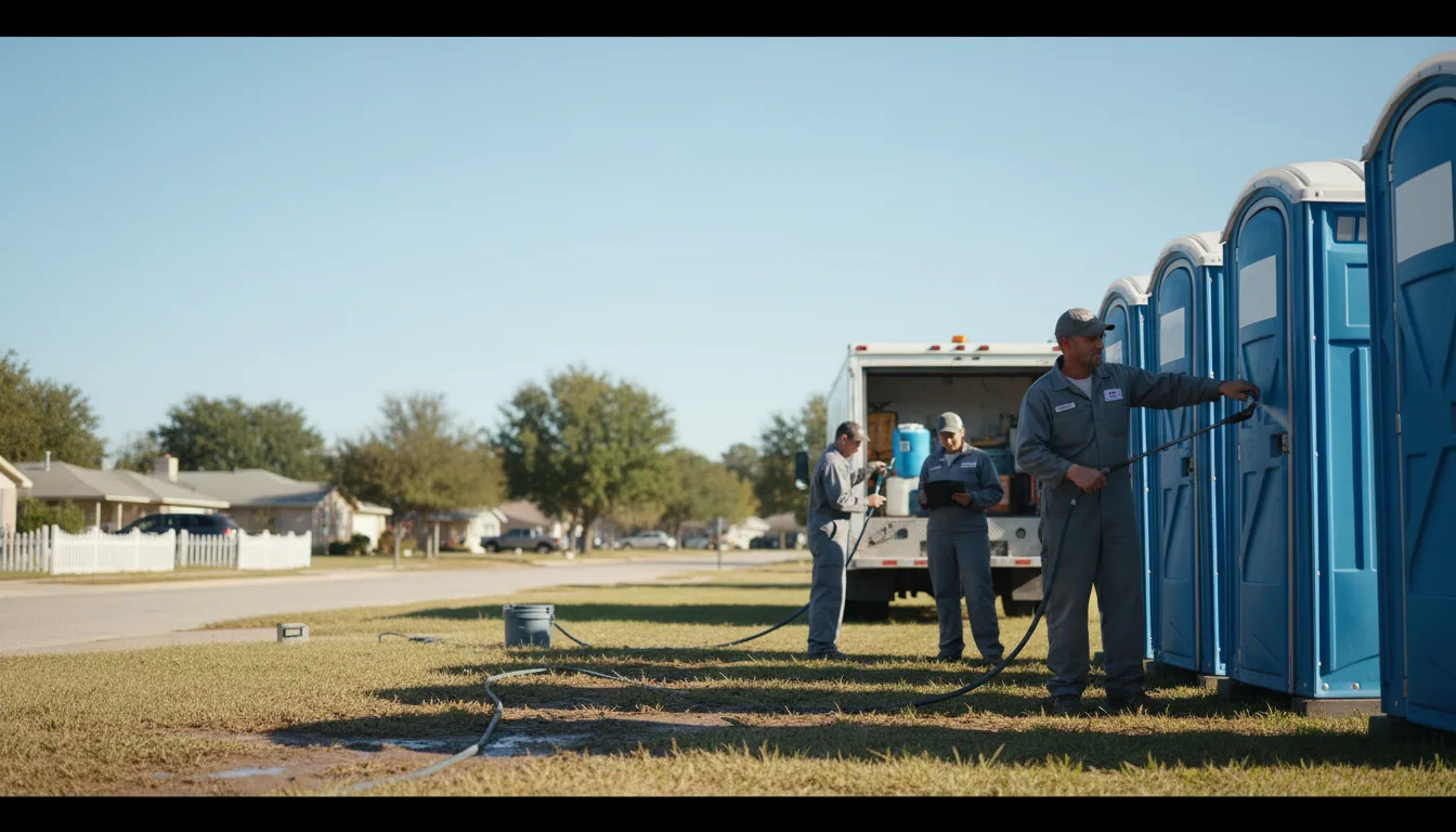 Long-Term Portable Toilet Rental in Pittsview, AL near me